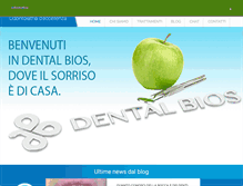 Tablet Screenshot of dentalbios.it